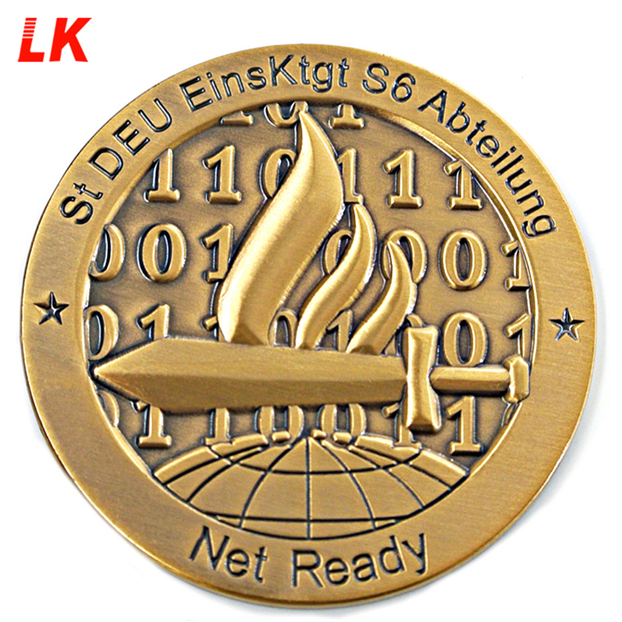 benutzerdefiniertes eigenes Design antikes Handwerk Gold Silber Kupfer Bronze weiche Emaille Zinklegierung 3D Metall US Herausforderung Münze Großhandel