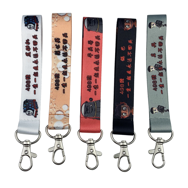 10 mm weißes Polyester-Lanyard für Schlüssel