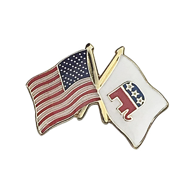 US Army World Flag Pin auf Anzug