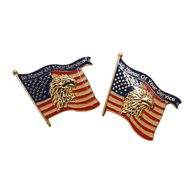 Country Flag Military Army Personalisierte Revers Pin Abzeichen