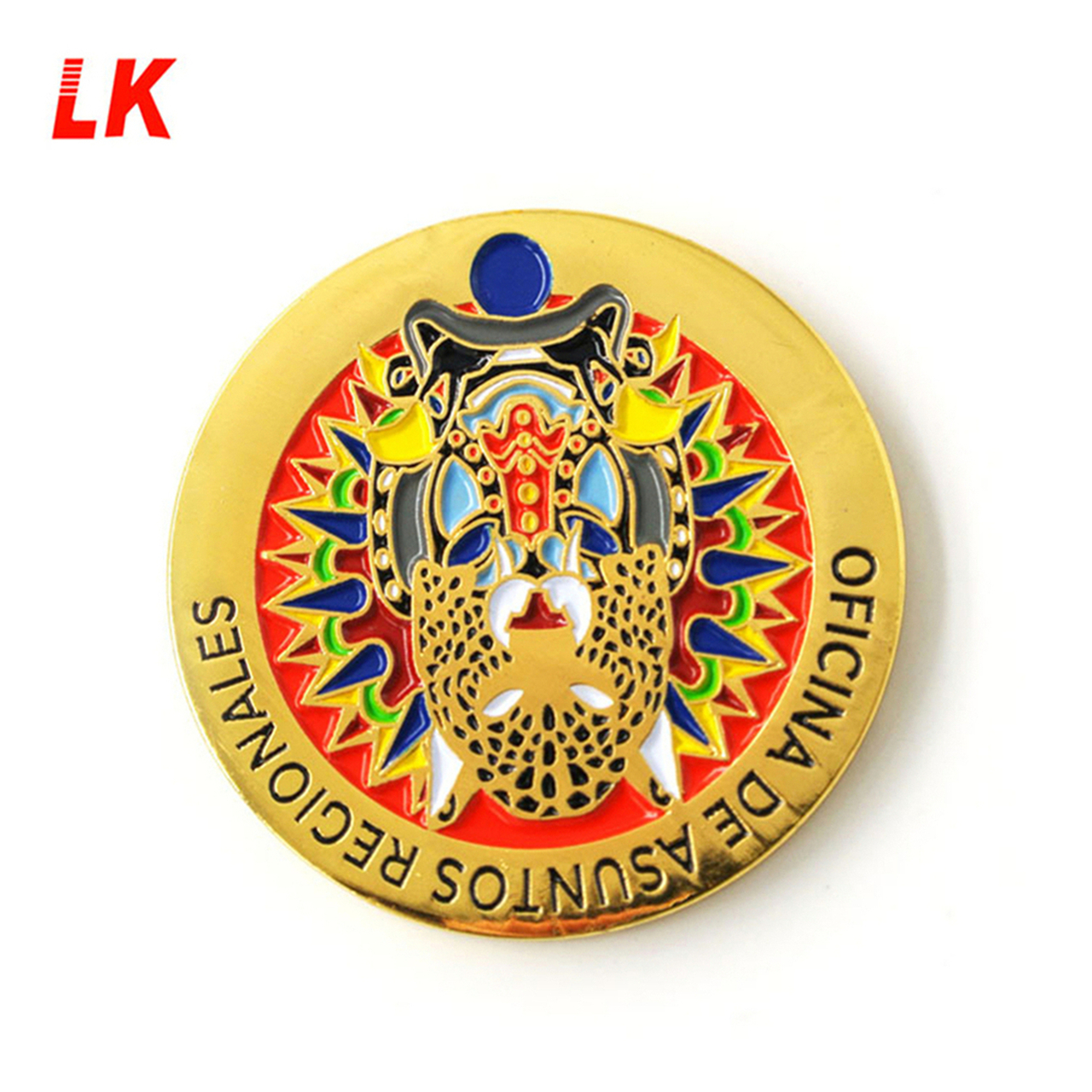 Kundenspezifischer Souvenirhalter Gedenk Blanko 3D Metall graviert Military Challenge Coins