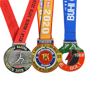 benutzerdefinierte personalisierte Marathon-Laufmedaille zum Verkauf