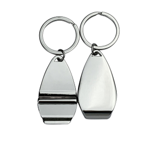 Custom Blanks Schlüsselanhänger aus Metall mit Logo