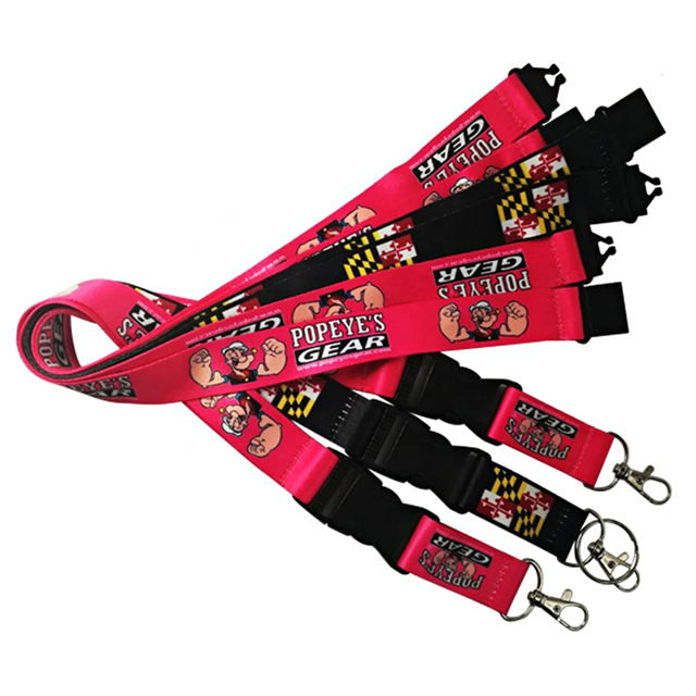 Dye Sublimation Design Lanyard Polyesterseil