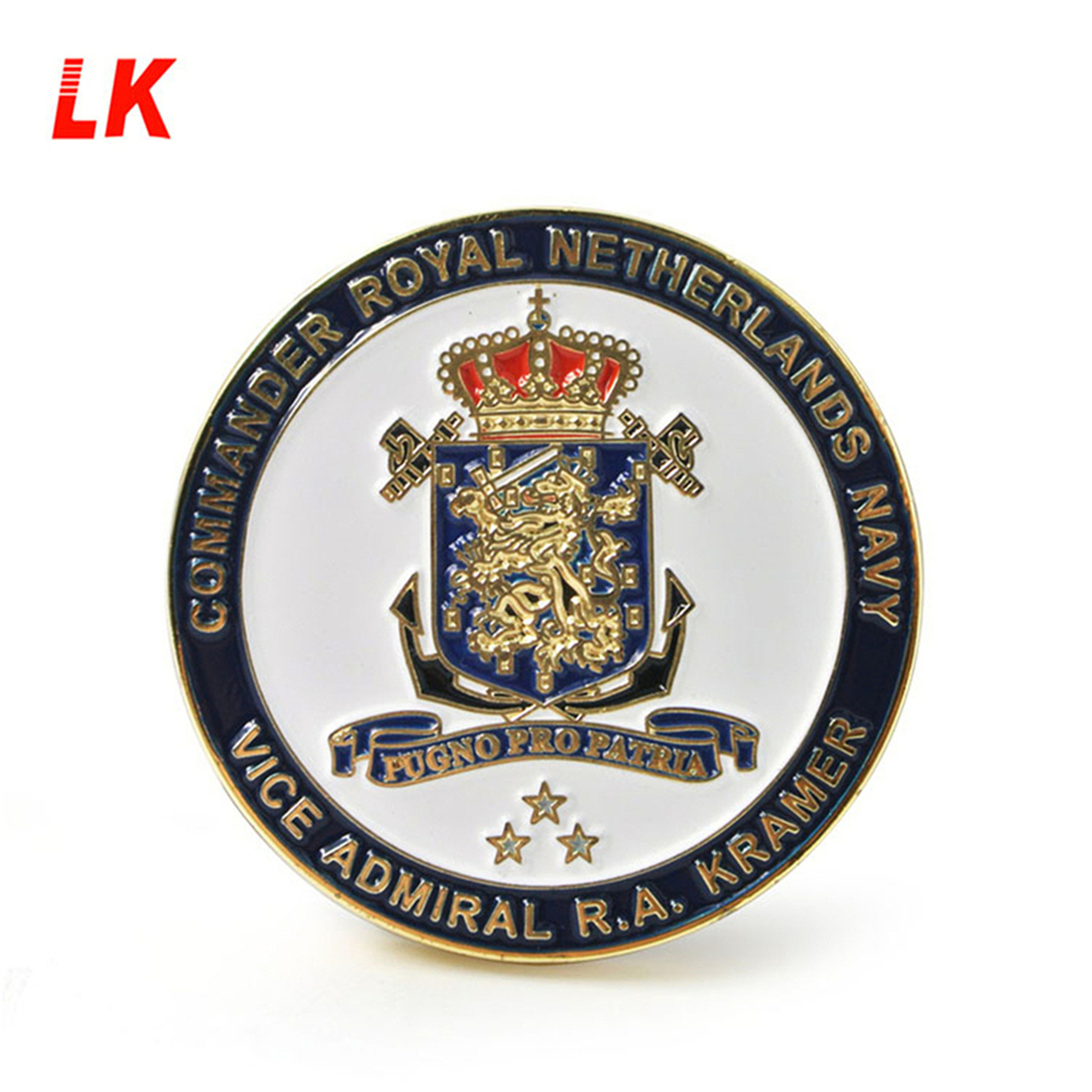 Kundenspezifischer Souvenirhalter Gedenk Blanko 3D Metall graviert Military Challenge Coins