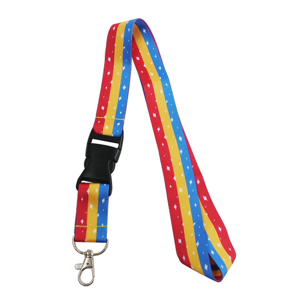 Rotes, einziehbares Lanyard aus Nylonseil